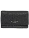 Givenchy Logo Leather Keyring In Black