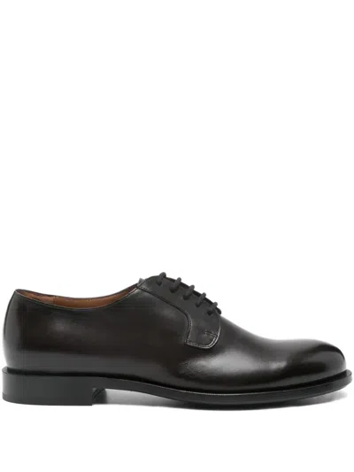 Givenchy Leather Lace-up Shoes In Brown