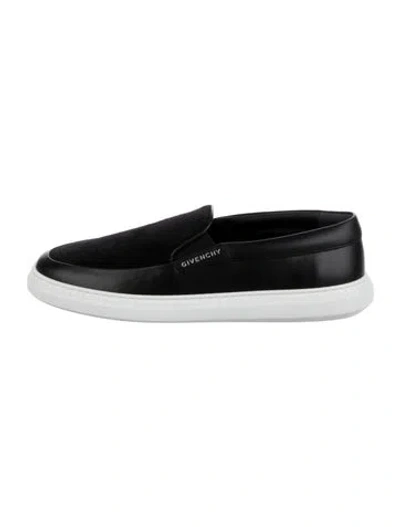 Pre-owned Givenchy Leather Lasercut Accents Loafers W/ Tags In Black