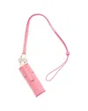 Givenchy Leather Lipstick Case In Pink