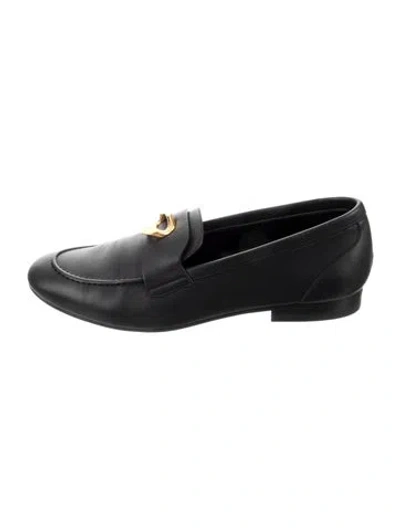 Pre-owned Givenchy Leather Loafers In Black