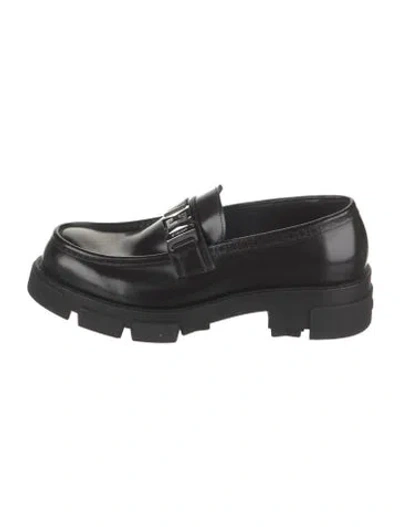 Pre-owned Givenchy Leather Loafers In Black