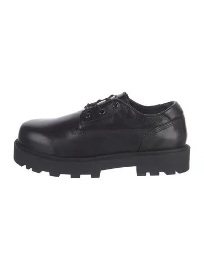 Pre-owned Givenchy Leather Loafers In Black