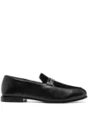 Givenchy Men's Show Leather And Suede Penny Loafers In Black