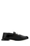 Givenchy Leather Logo Loafers In Black