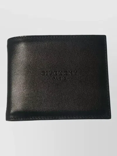 Givenchy Leather Logo Wallet In Black