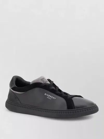 Givenchy Leather Low-top Sneakers In Gray