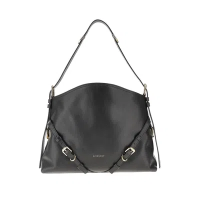 Givenchy Leather Medium 'voyou' Bag In Black