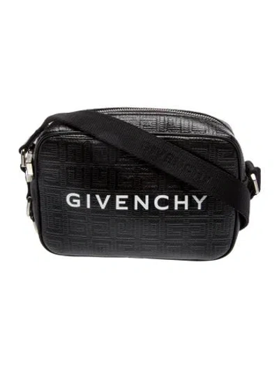 Pre-owned Givenchy Leather Messenger Bag In Black