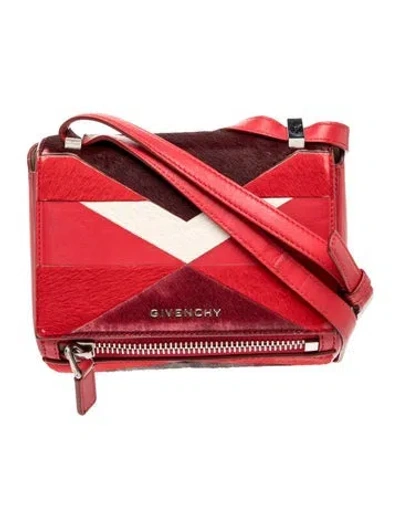 Pre-owned Givenchy Leather Messenger Bag In Multi
