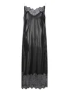 Givenchy Leather Midi Dress In Black