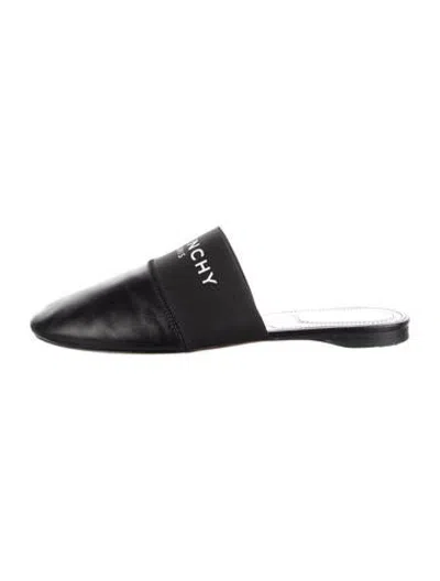 Pre-owned Givenchy Leather Mules In Black