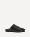 Givenchy Leather Slippers Featuring Flat Sole Design In Black