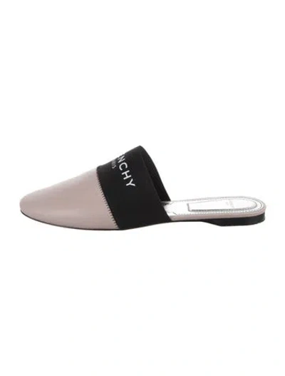 Pre-owned Givenchy Leather Mules In Pink
