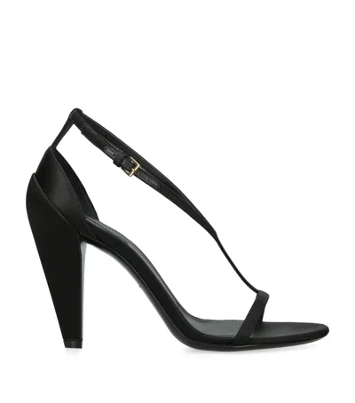 GIVENCHY LEATHER NAKED HEELED SANDALS 95