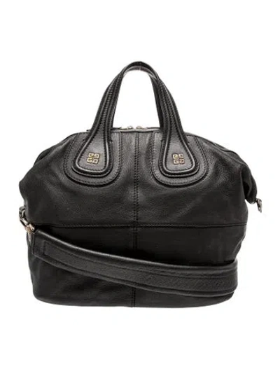 Pre-owned Givenchy Leather Nightingale In Black