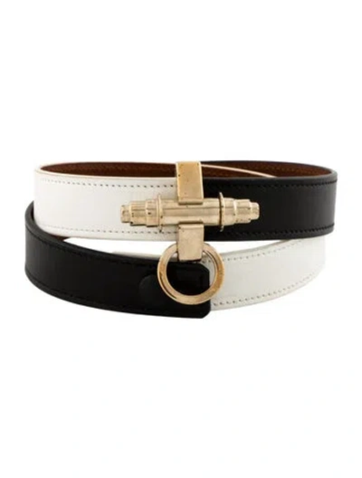 Pre-owned Givenchy Leather Obsedia Wrap Bracelet In Multi