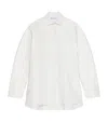 Givenchy Overshirt In Leather In White