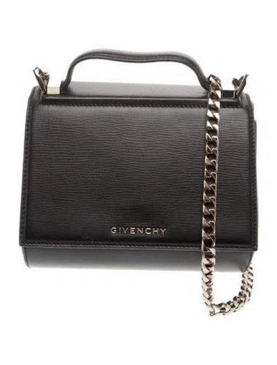 Pre-owned Givenchy Leather Pandora In Black