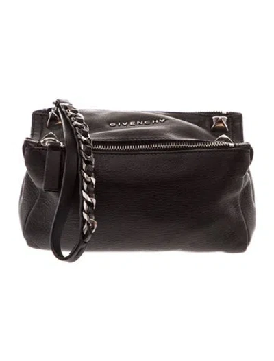 Pre-owned Givenchy Leather Pandora In Black