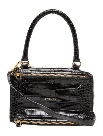 Pre-owned Givenchy Leather Pandora In Black