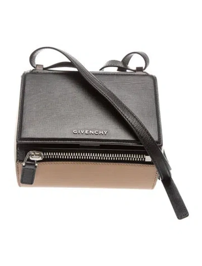 Pre-owned Givenchy Leather Pandora Box Mini In Black
