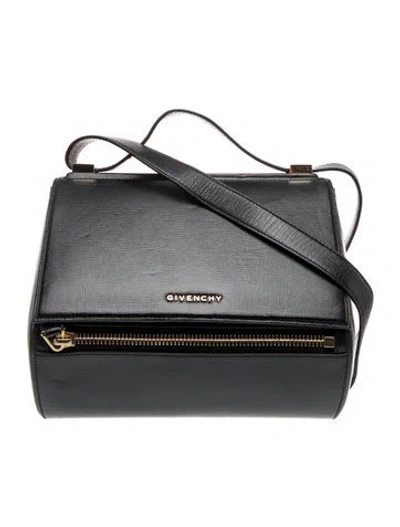 Pre-owned Givenchy Leather Pandora Box Mini In Black