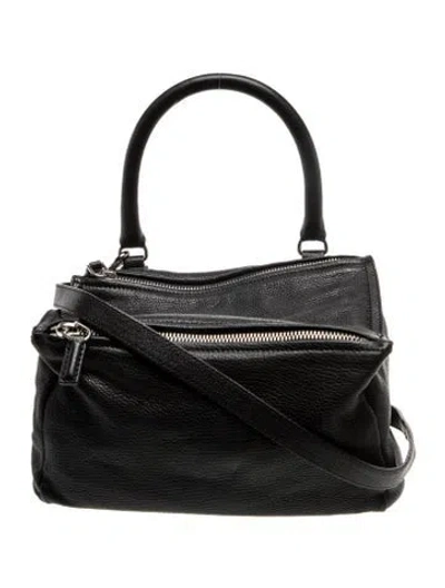 Pre-owned Givenchy Leather Pandora Small In Black