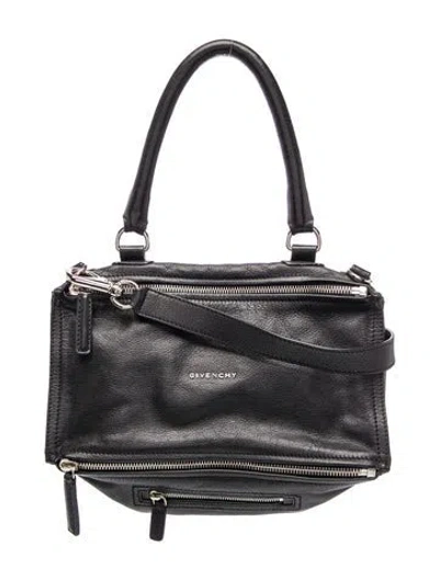 Pre-owned Givenchy Leather Pandora Small In Black