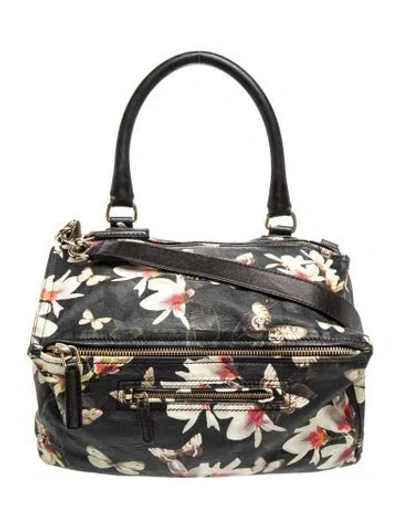 Pre-owned Givenchy Leather Pandora Small In Black