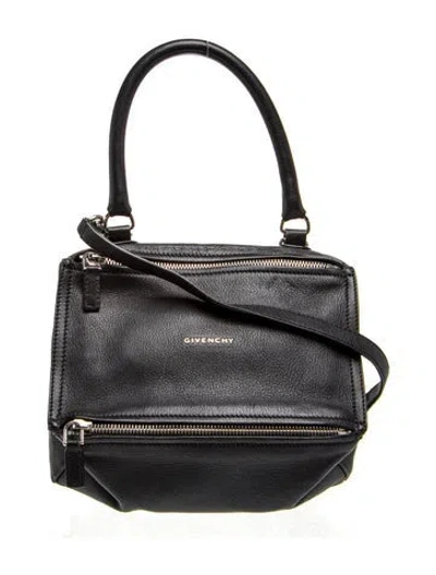 Pre-owned Givenchy Leather Pandora Small In Black