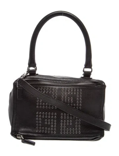 Pre-owned Givenchy Leather Pandora Small In Black