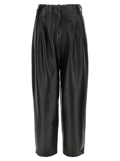 Givenchy Leather Pants In Black