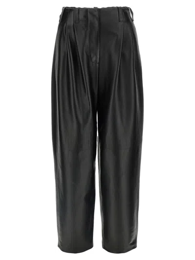 Givenchy Women Leather Pants In Black