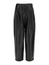 Givenchy Stylish Leather Trousers Featuring Practical Elements In Multi