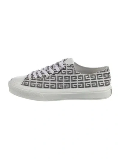 Pre-owned Givenchy Leather Patterned Sneakers In Multi