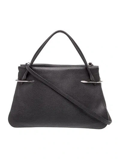 Pre-owned Givenchy Leather Pinch Large 2025 In Black