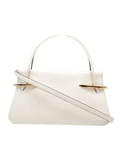 Pre-owned Givenchy Leather Pinch Medium In Neutral