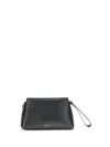 Givenchy Leather Pouch With Wrist Strap Clutch In Black