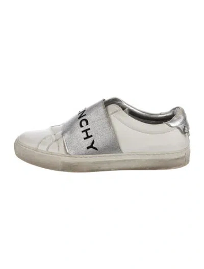 Pre-owned Givenchy Leather Printed Sneakers In Multi
