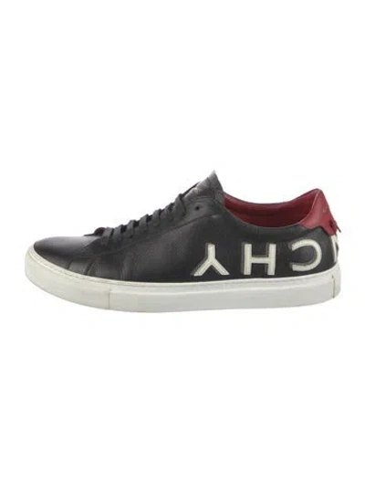 Pre-owned Givenchy Leather Printed Sneakers In Multi