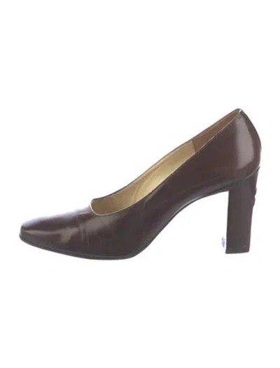 Pre-owned Givenchy Leather Pumps In Brown