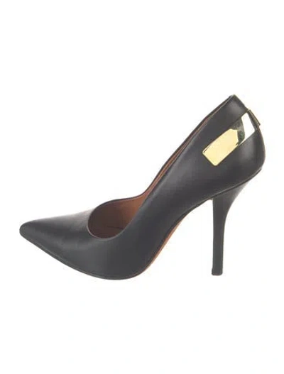 Pre-owned Givenchy Leather Pumps In Gray