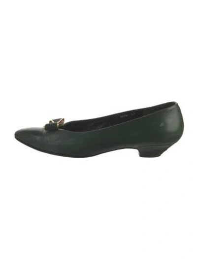 Pre-owned Givenchy Leather Pumps In Green