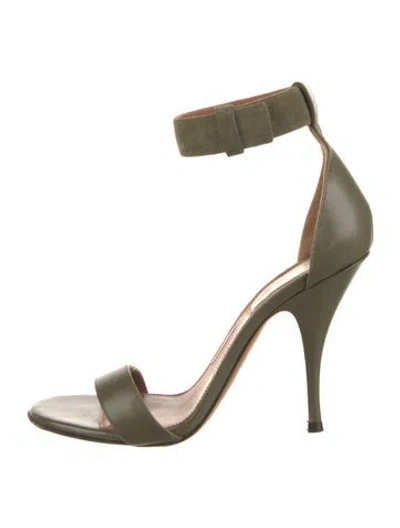 Pre-owned Givenchy Leather Pumps In Green