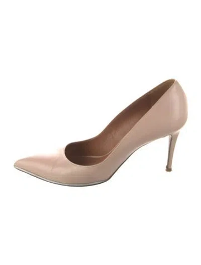 Pre-owned Givenchy Leather Pumps In Neutral