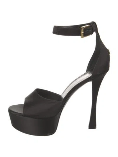 Pre-owned Givenchy Leather Sandals In Black