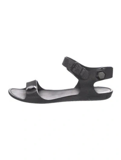 Pre-owned Givenchy Leather Sandals In Black