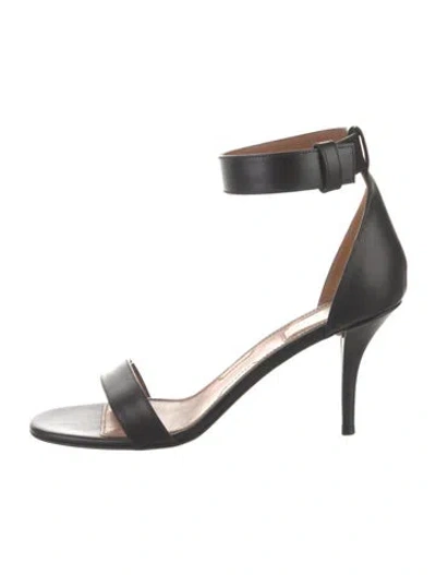 Pre-owned Givenchy Leather Sandals In Black