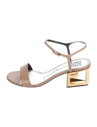 Pre-owned Givenchy Leather Sandals In Black